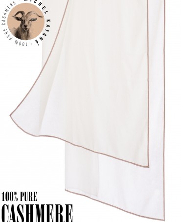 Палантин Унисекс Jq.CASH40_24-JAQUARD-1/ALB